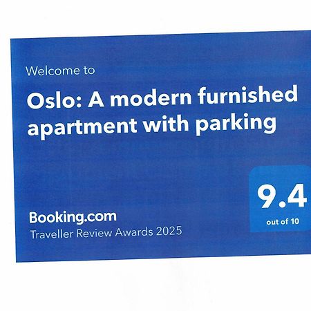 Oslo: A Modern Furnished Apartment With Parking София Екстериор снимка