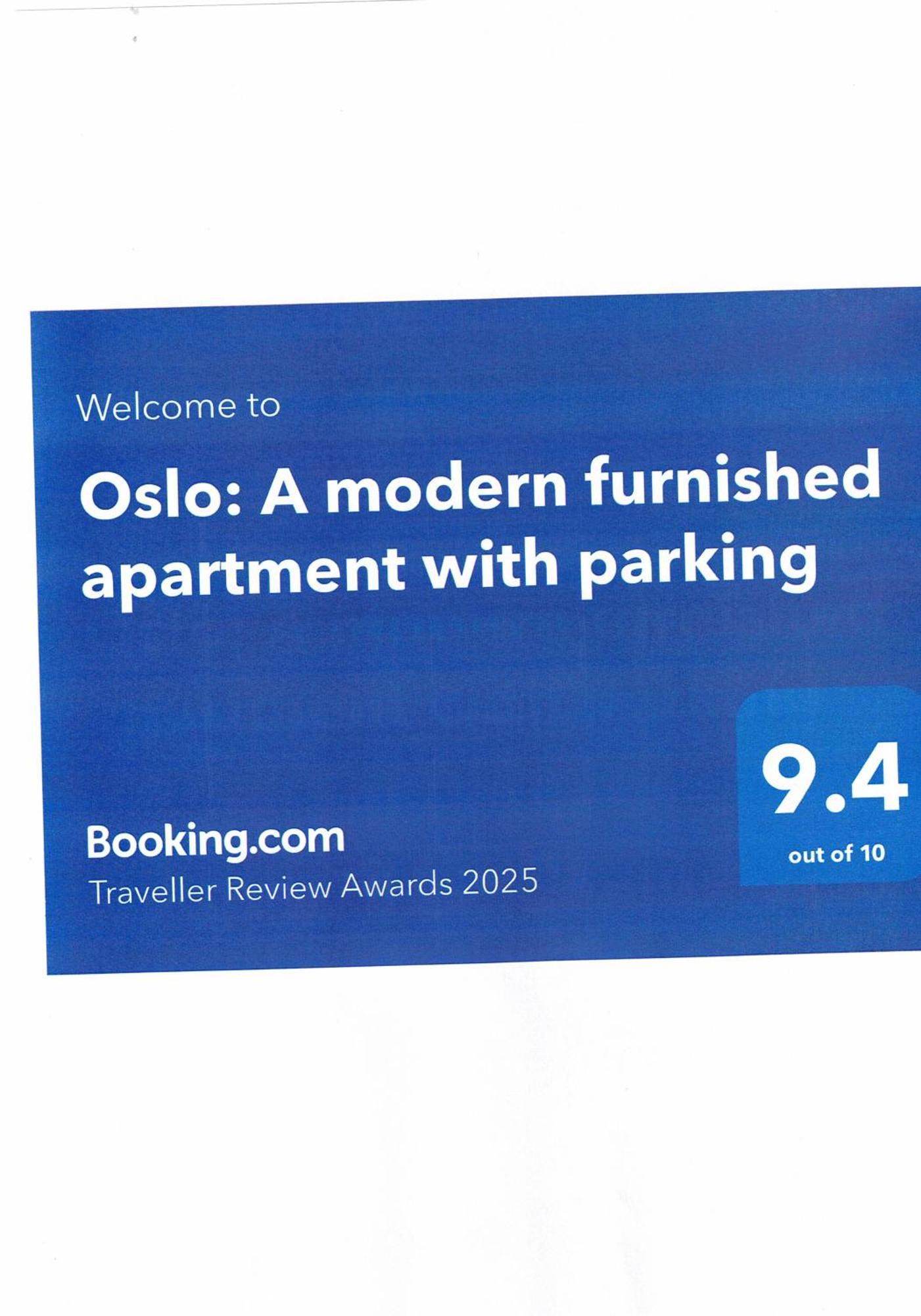 Oslo: A Modern Furnished Apartment With Parking София Екстериор снимка